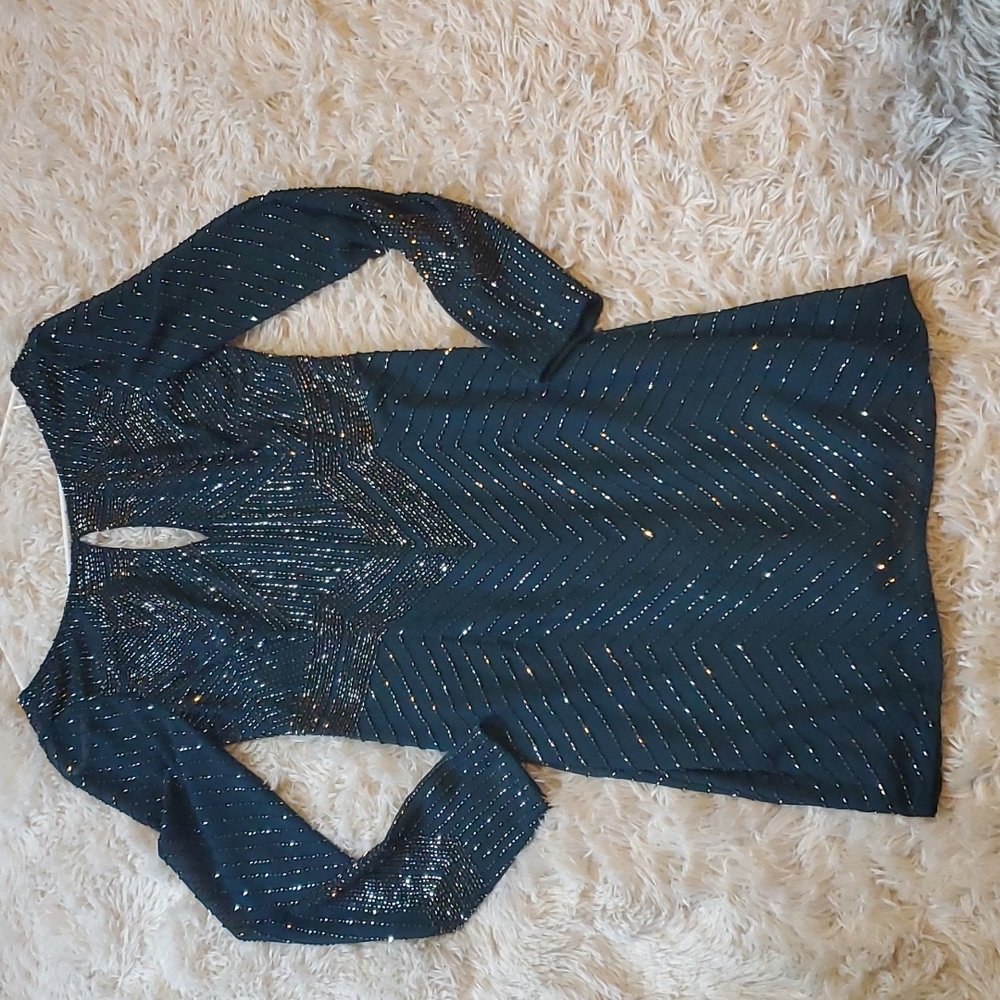 Aiden Mattox sequined dress